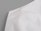 Hanging Collar Fabric Trench Coat Top