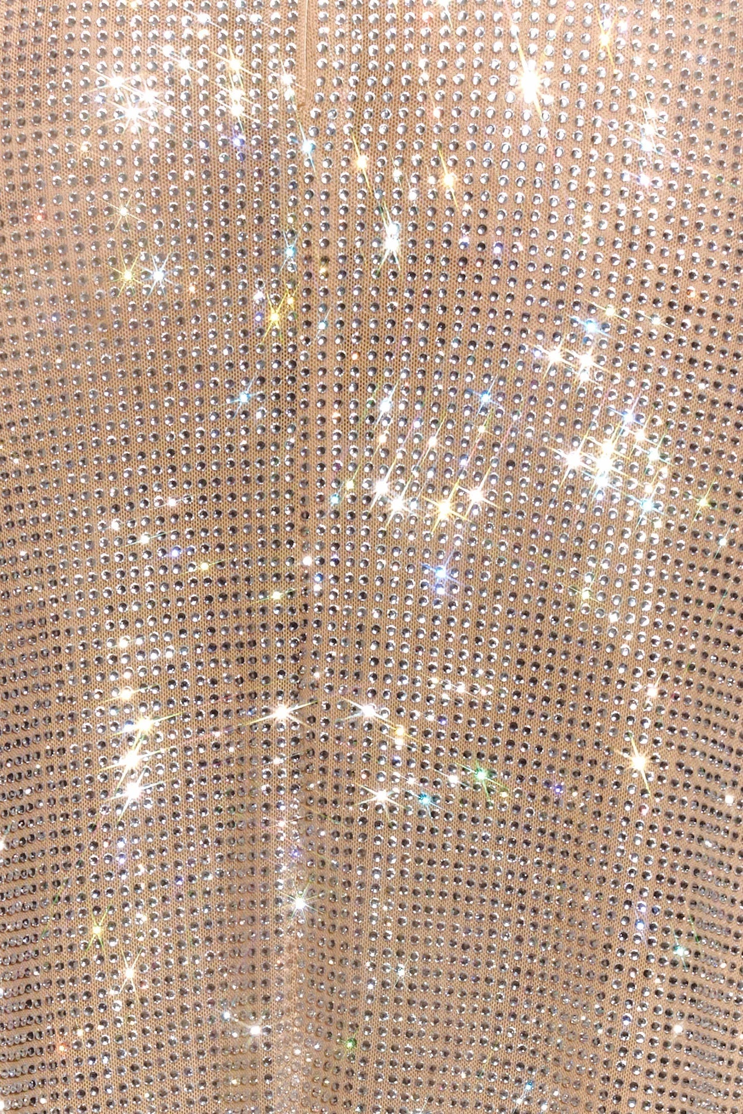 Sequin Halter Neck Deep V-Neck Bodycon Midi Dress