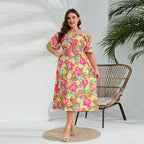 Floral Midi Dress Day to Night