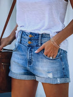 Maeve | Casual Button-Up Shorts