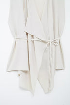 Belted Vertical Street Vest
