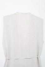 Belted Vertical Street Vest
