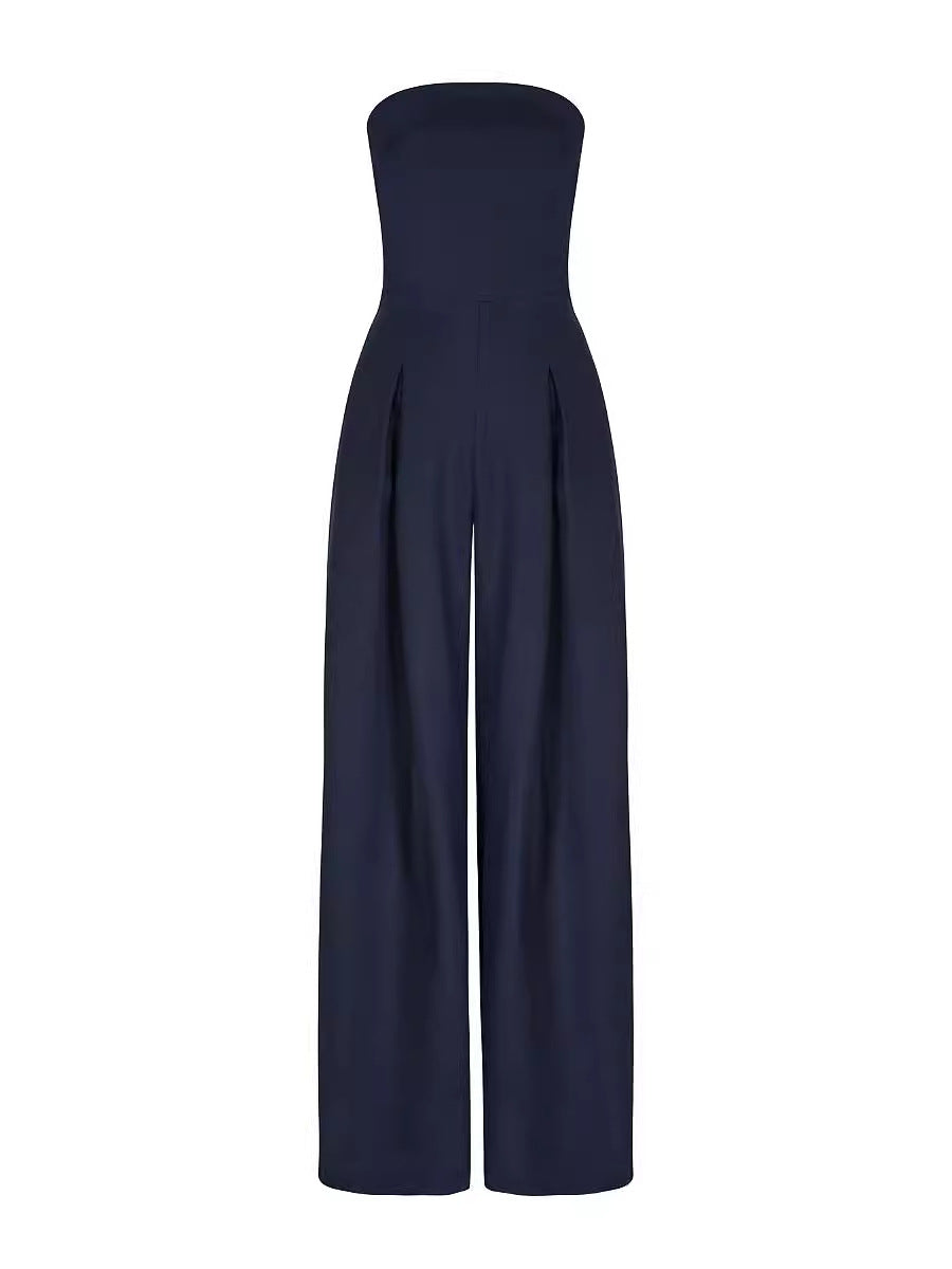 Open Back Slim Fit Jumpsuit