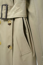 Elegant Double Breasted Trench Coat