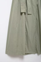 V Neck Lace Up Trench Coat