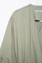 V Neck Lace Up Trench Coat