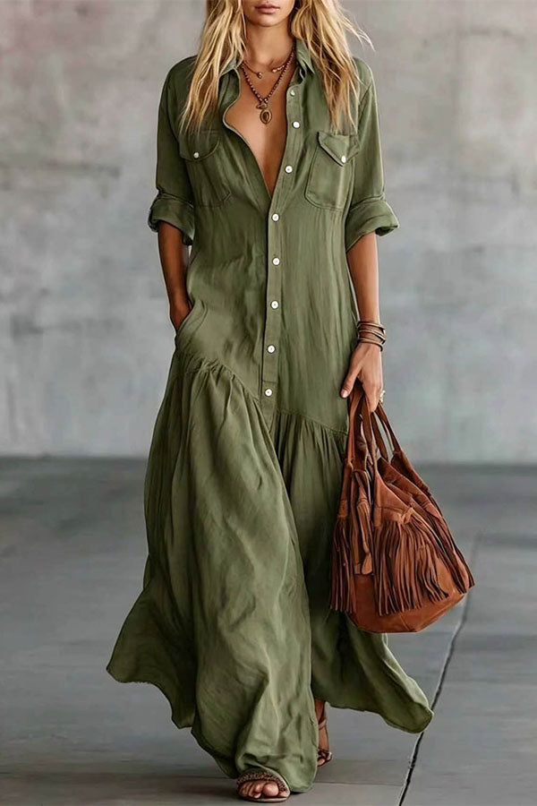 Cloud-Soft Shirt Dress: A Timeless Silhouette