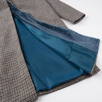 Checked Woolen Slim Coat