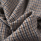 Checked Woolen Slim Coat