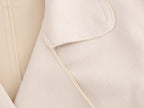 Suede Texture Effect Trench Coat