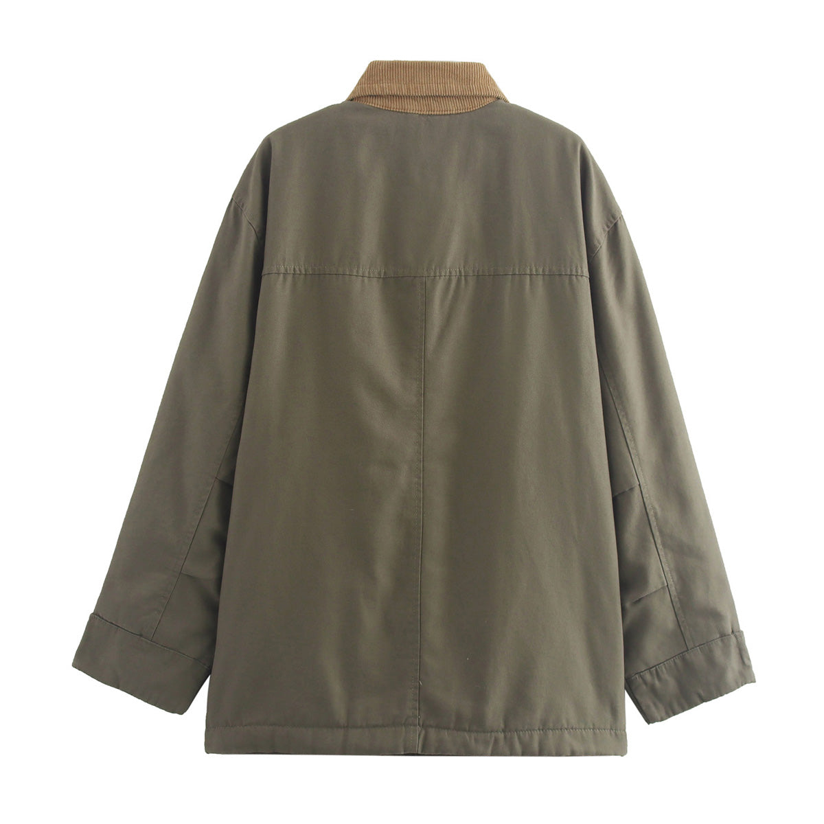 Contrast Color Short Jacket