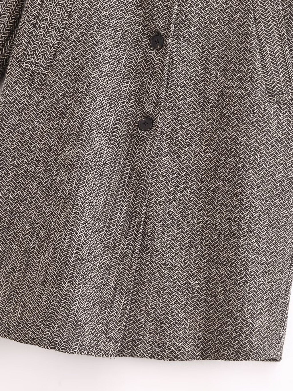 Twill Slimming Mid-Length Coat