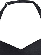 Neckband Rhinestone-studded Slim-fit Hip Wrap Sparkling Party Party Mini&Short Dresses