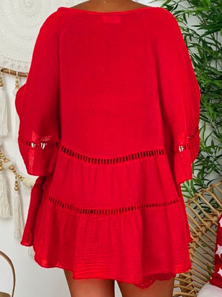 Corduroy Striped Midi T-shirt