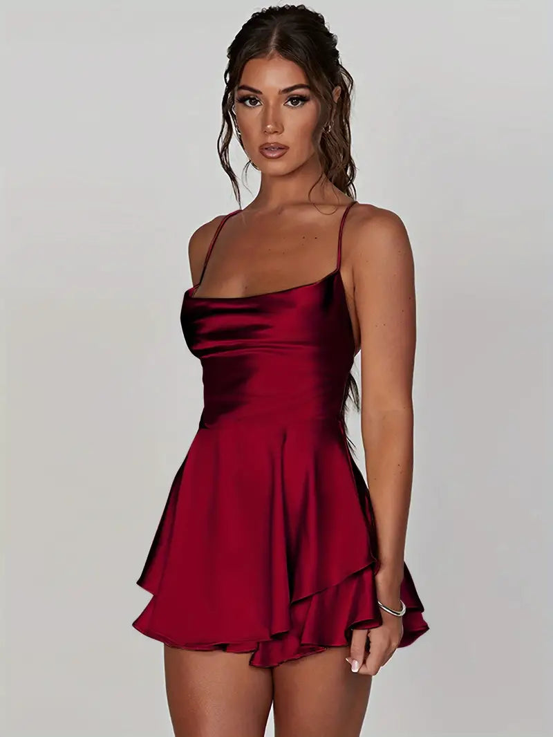 Alegría Timeless Seductive Silk Cocktail Dress Designer Edit