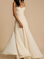 Big Swing Solid Color Lazy Temperament Maxi Dresses