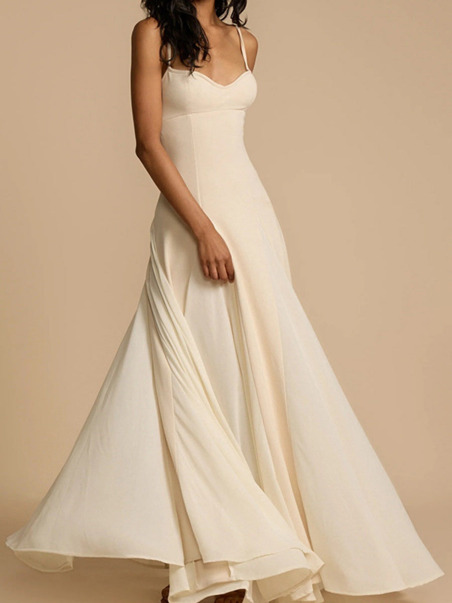 Big Swing Solid Color Lazy Temperament Maxi Dresses