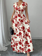 Hit Flowers Plants And Flowers Maxi Dresses