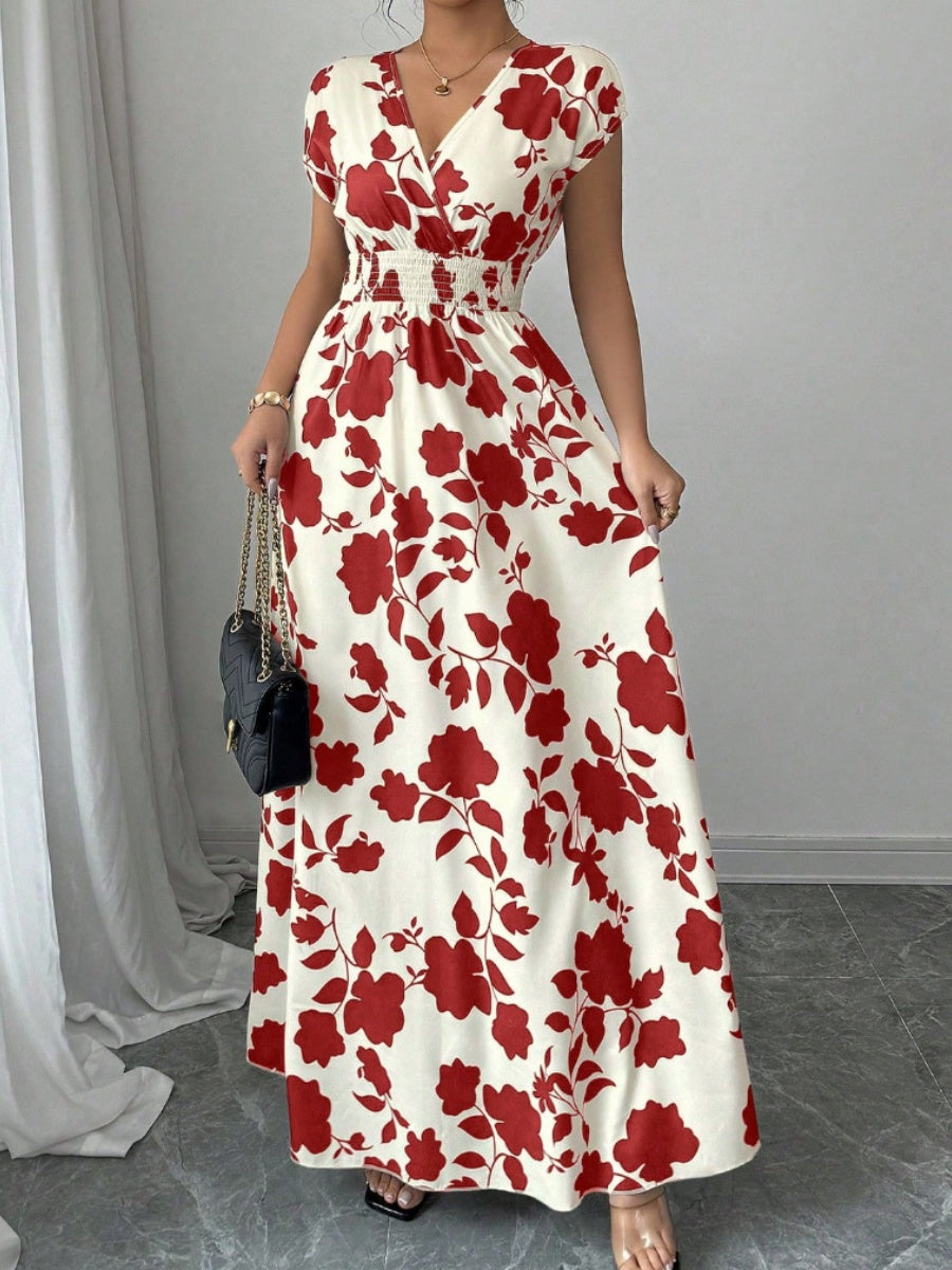 Hit Flowers Plants And Flowers Maxi Dresses