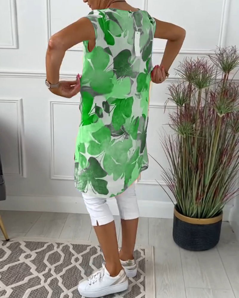 | Casual Floral Blouse