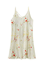 Nahir Exclusive Printed Camisole Dress with Crossed Straps At the Back Designer Edit