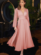 Temperament Grace V-neck Parties Maxi Dresses