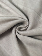 Three-quarter Sleeve Cotton Linen V-neck Loose Button T-shirt