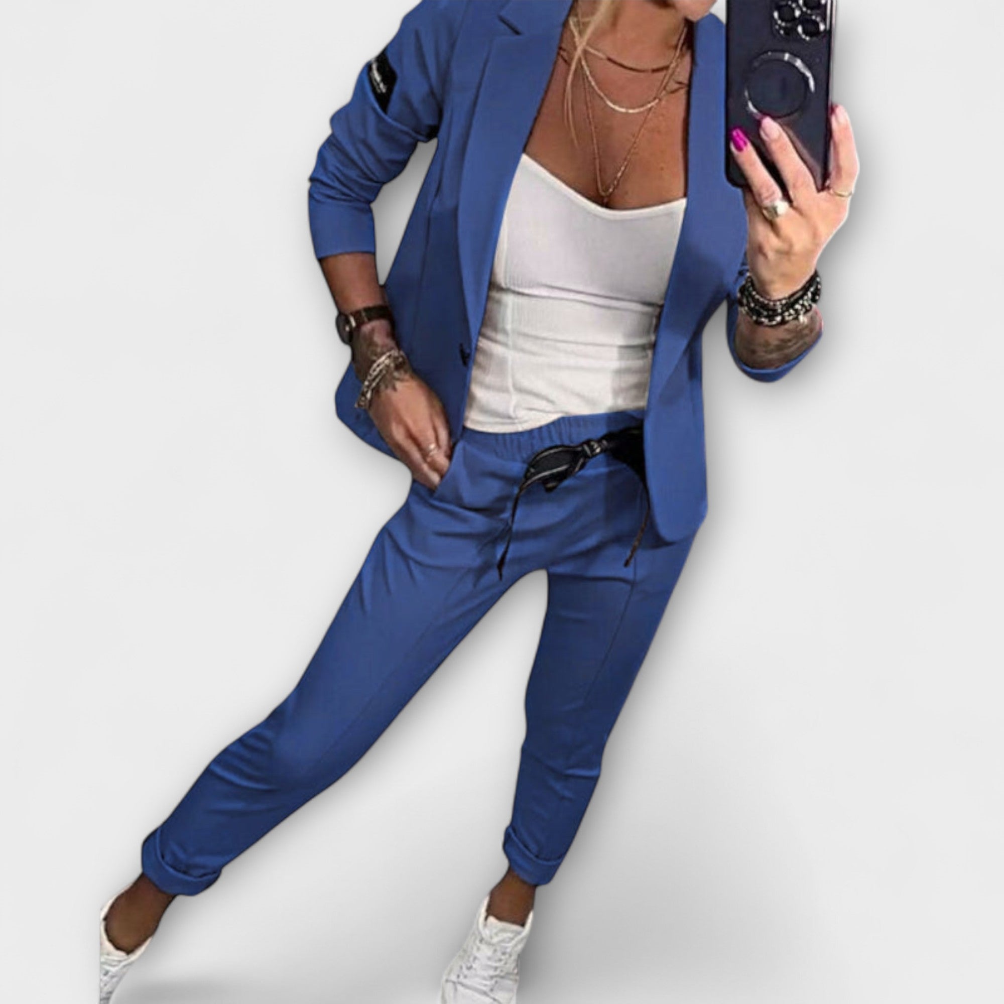 | Set of Top, Jacket, and Pants