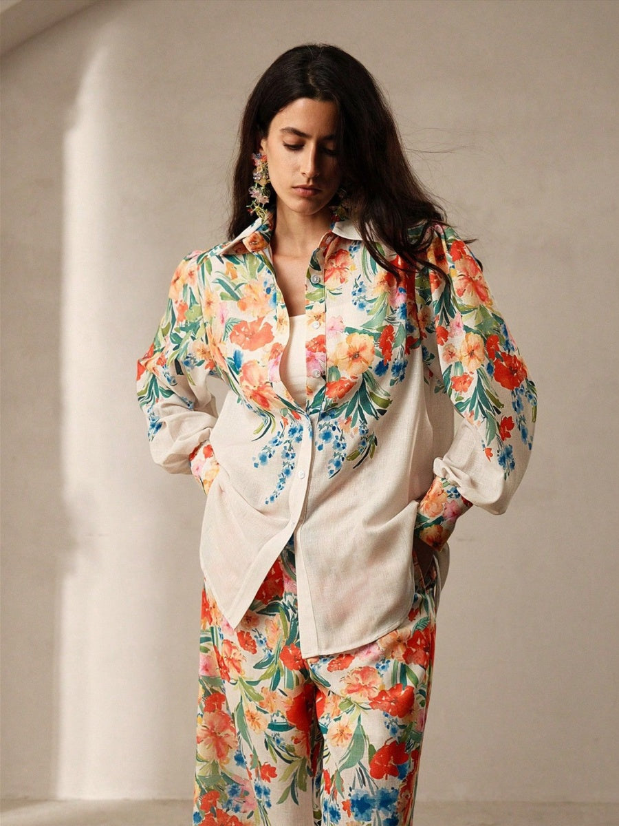 Positioning Printing Shirts Pants Set 2-piece Sets