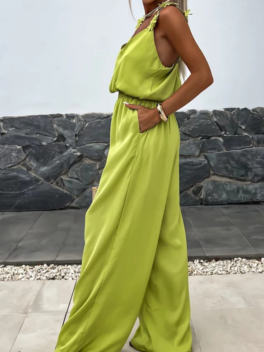 Loose-fit Pocket Jumpsuits