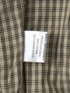 Cotton Blend Lantern Pants Plaid Breathable Leisure Pants