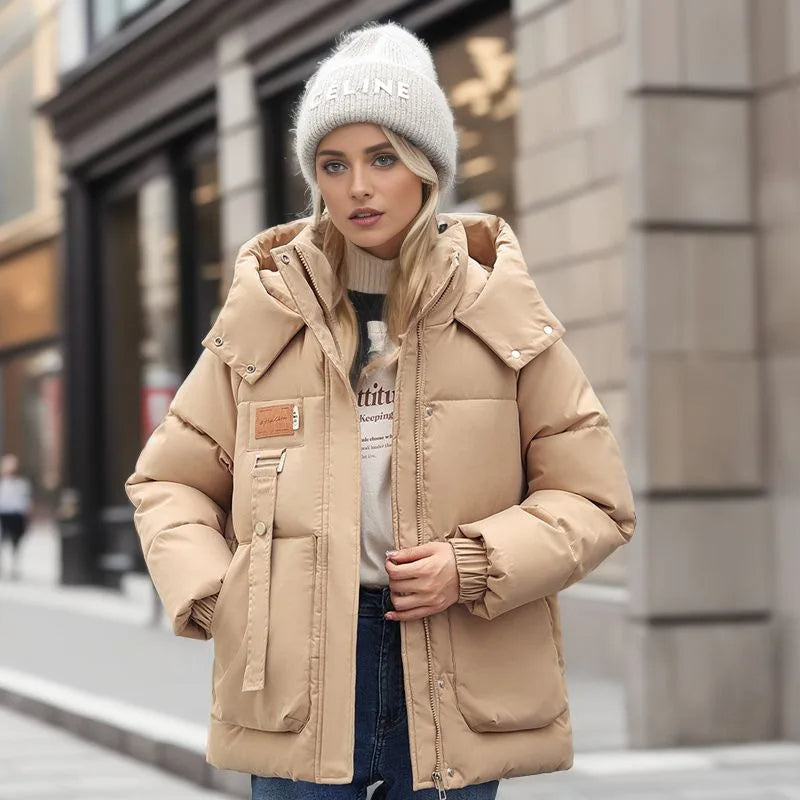 | Hooded winter jacket, warm coat