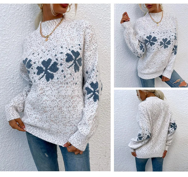 | Modern women's turtleneck sweater