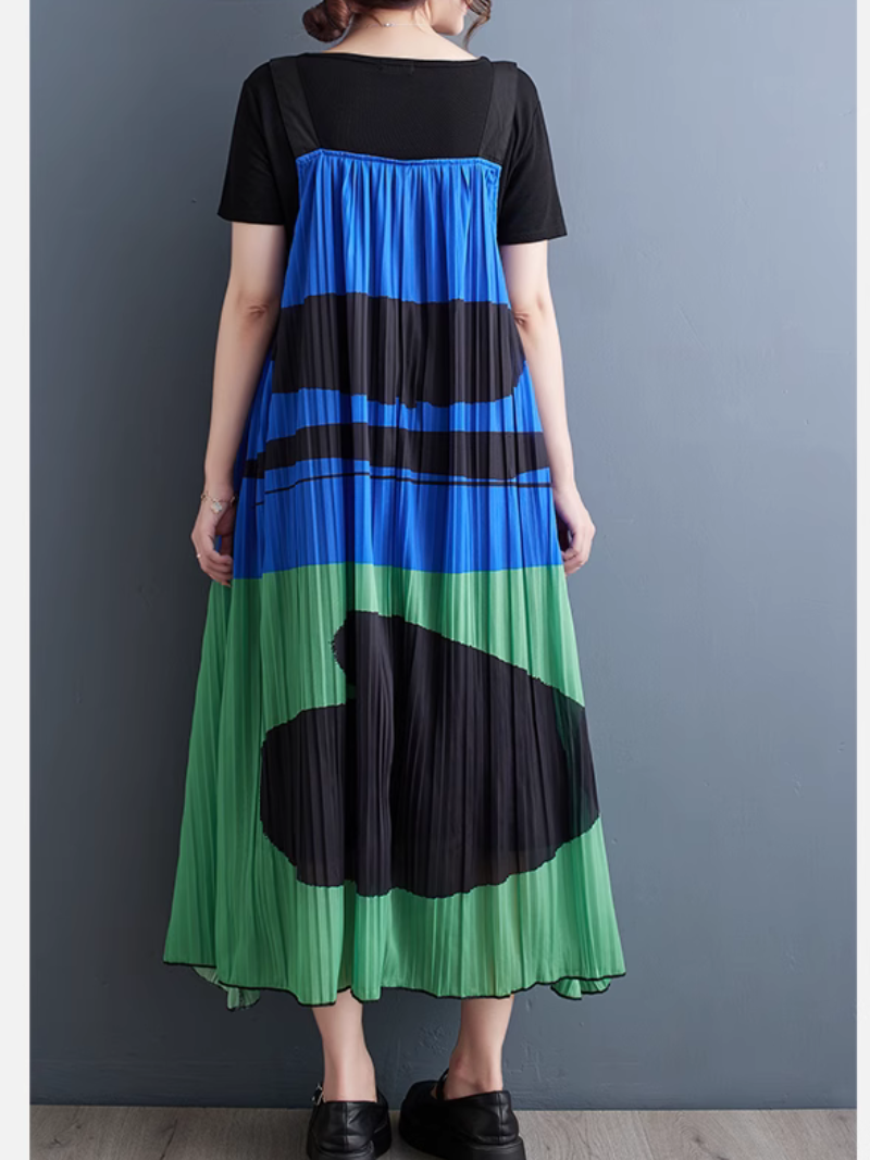 Timeless Style Loose Large Size Salopette Dress