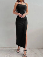 Strappy Backless Bodycon Halter Dress