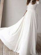 Simplicity Long Sleeve Parties Maxi Dresses