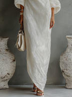 | Ivory Linen Dress
