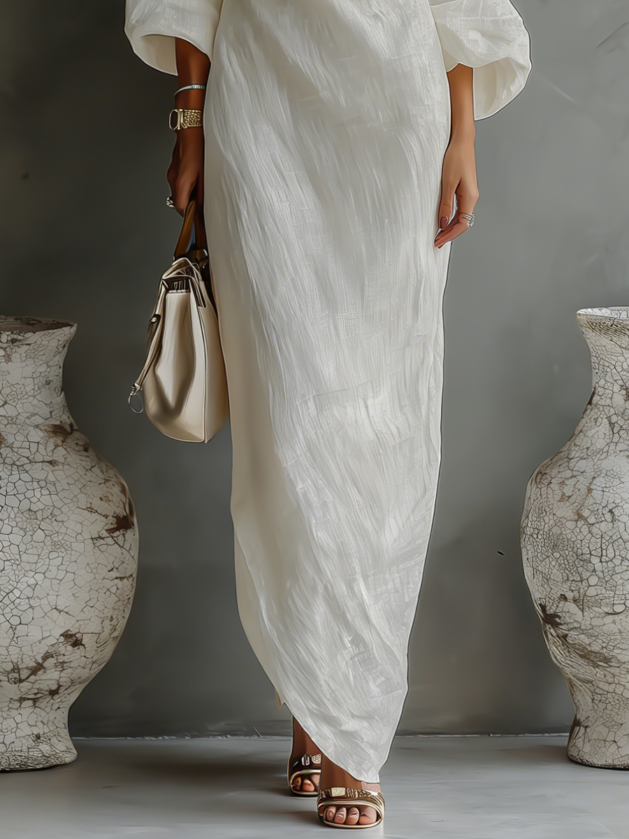 | Ivory Linen Dress