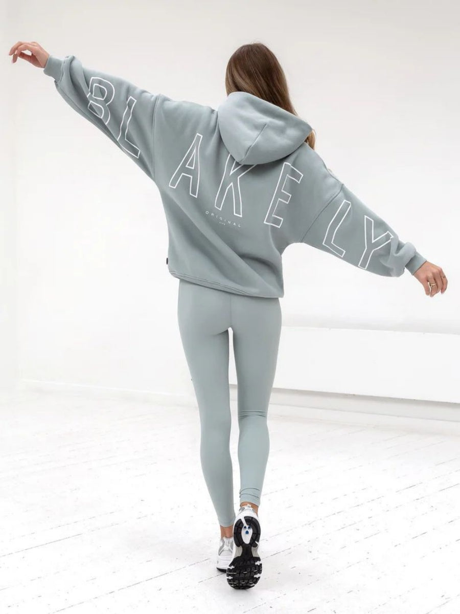 Autumn Women's Letter Hoodie Jackets