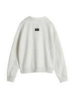 Letter Label Embellished V Neck Oversized Hoodie
