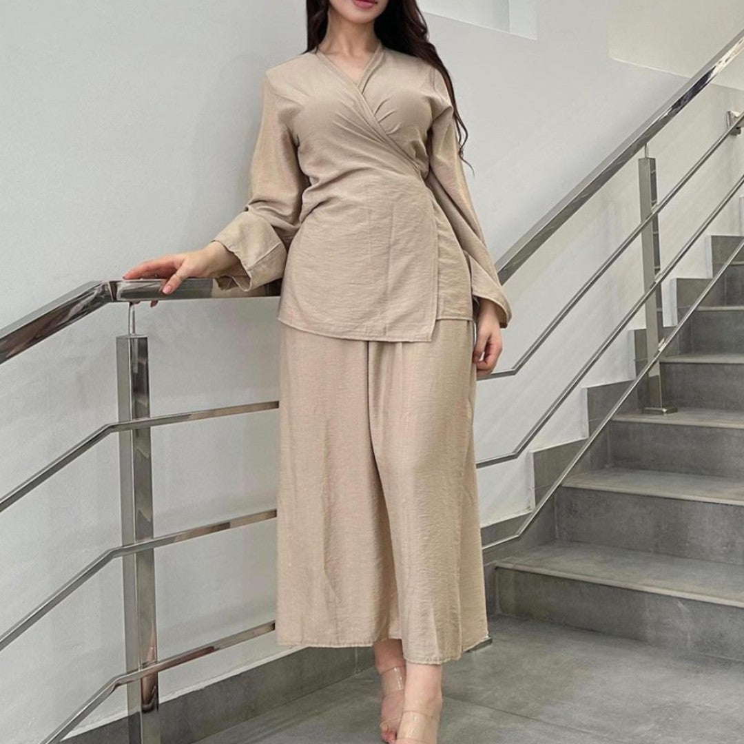Grace Wrinkles Texture Two -piece Suit