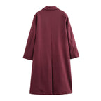 Loose Collar Overcoat Coat