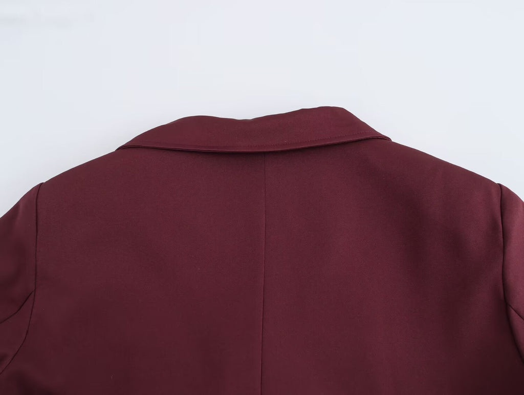 Loose Collar Overcoat Coat