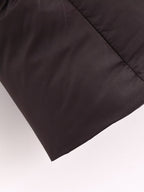 Cotton Padded Zipper Vest