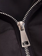 Thread-Decorated Long-Sleeve Padded Jacket