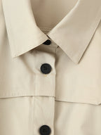 Trench Waistband Dress Coat