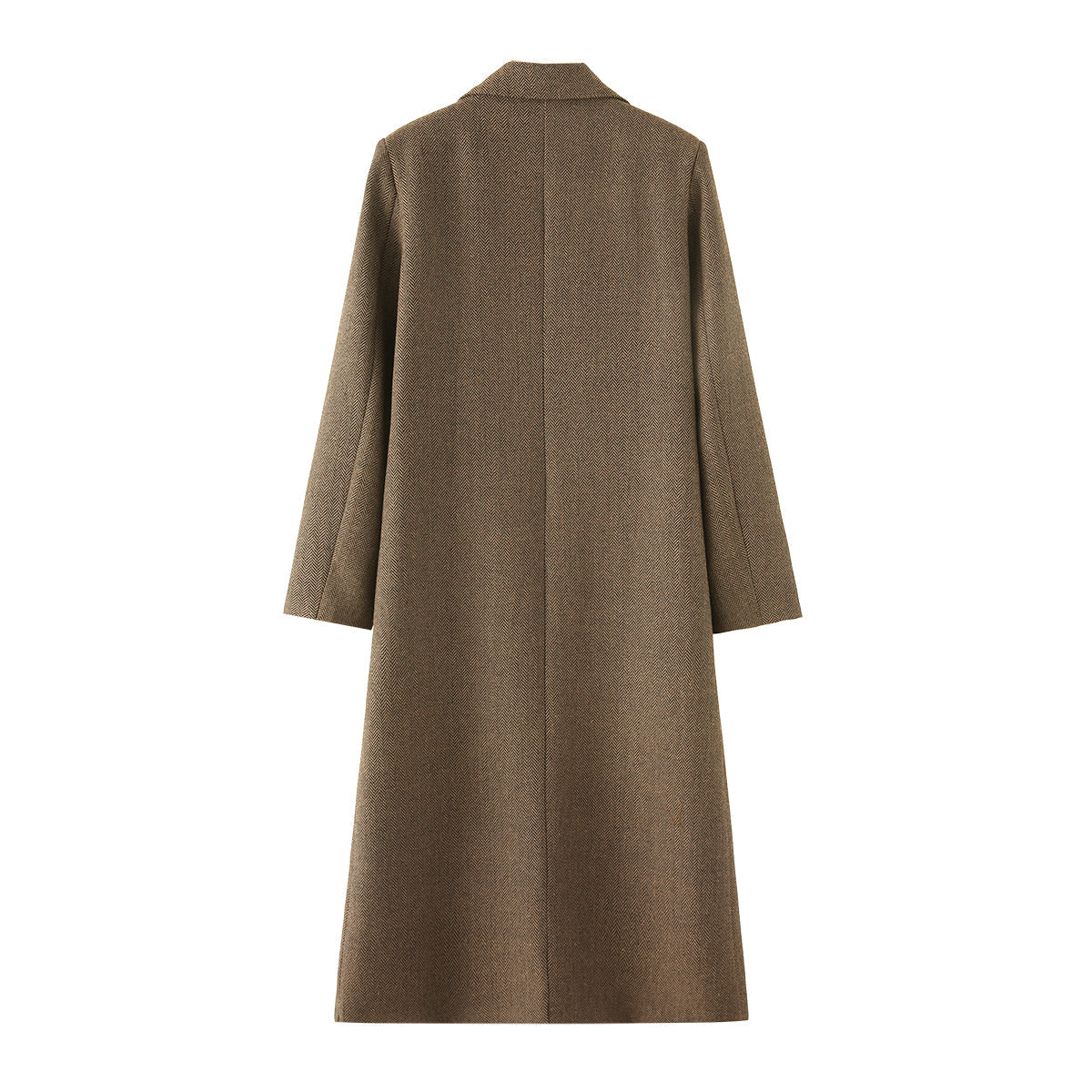 Herringbone Long Coat