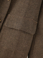 Herringbone Long Coat