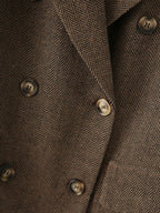Herringbone Long Coat