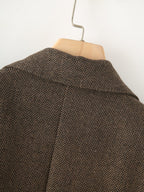Herringbone Long Coat